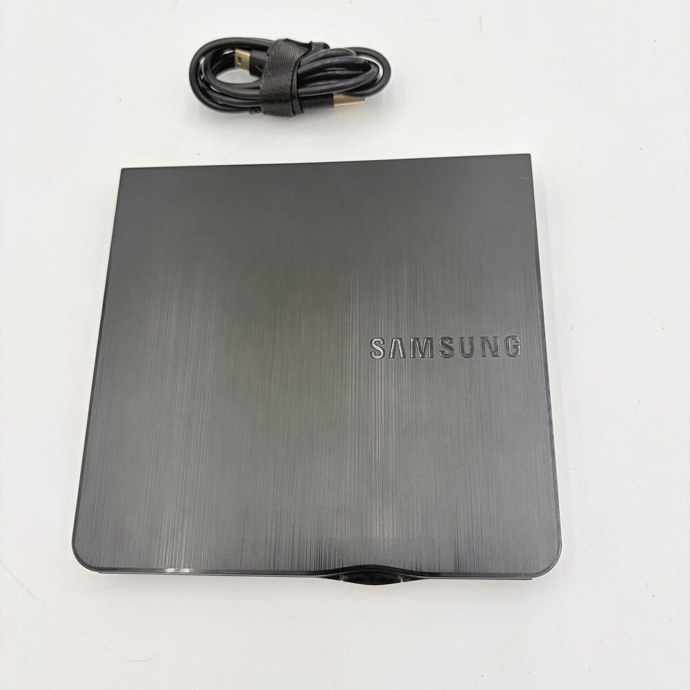 Samsung SE-218 Portable External DVD Writer USB Slim Optical Drive Tested